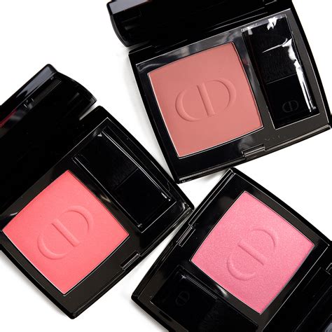 dior rouge blush long-wear powder blush swatches|christian dior rouge blush.